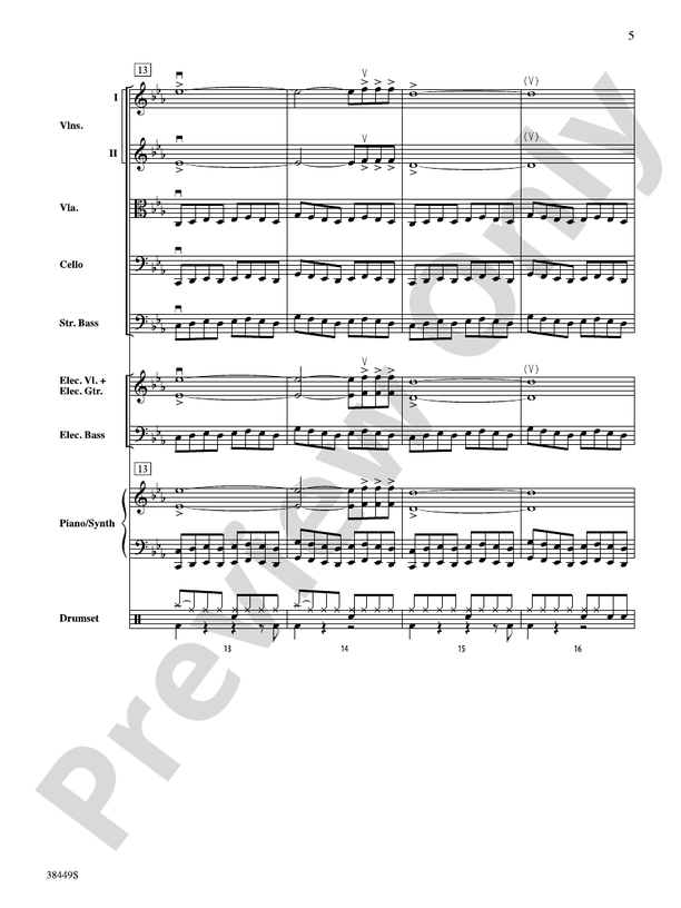 Requiem (The Fifth) – String Orchestra Conductor Score & Parts (Digital Download)