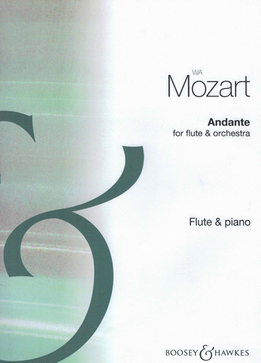 Mozart - Andante in Cmaj  K315 - Flute/Piano Accompaniment Boosey & Hawkes M060038600