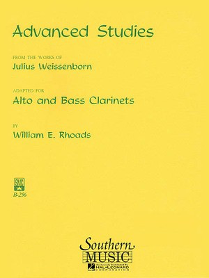 Advanced Studies - Alto or Bass Clarinet - Julius Weissenborn - A Clarinet|Bass Clarinet William E. Rhoads|William Rhoads Southern Music Co.