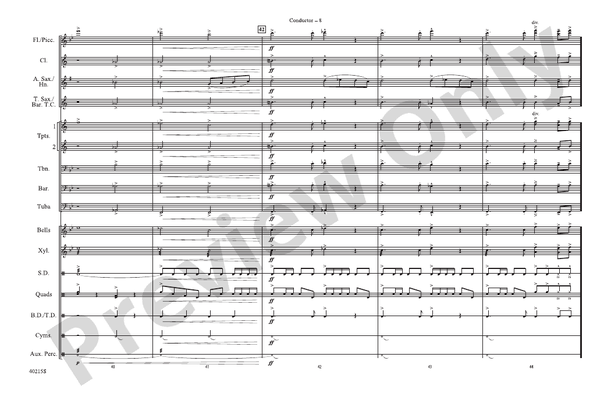El Tiburon – Marching Band Conductor Score & Parts (Digital Download)