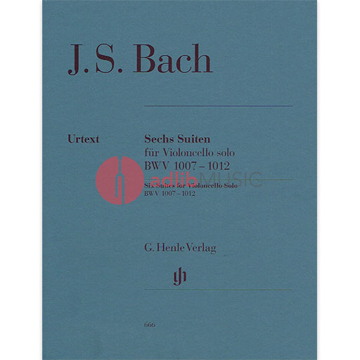 6 Suites for Cello solo BWV 1007-1012