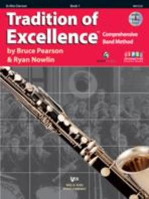 Tradition of Excellence Book 1 - Eb Alto Clarinet - Eb Alto Clarinet Bruce Pearson|Ryan Nowlin Neil A. Kjos Music Company /DVD