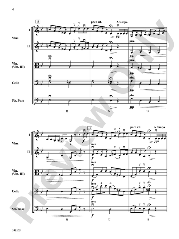 Spider Dance – String Orchestra Conductor Score & Parts (Digital Download)