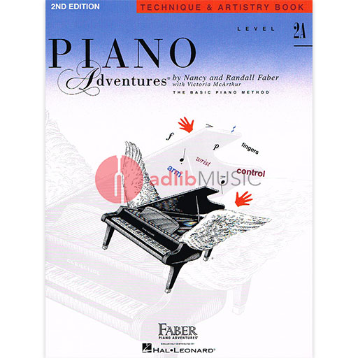 Piano Adventures Level 2A Technique & Artistry Book - Piano by Faber/Faber Hal Leonard 420191
