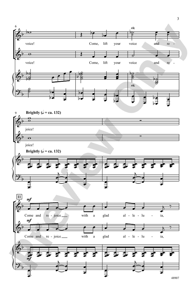 Lift Your Voice and Rejoice! – 2-Part Choral Octavo (Digital Download)