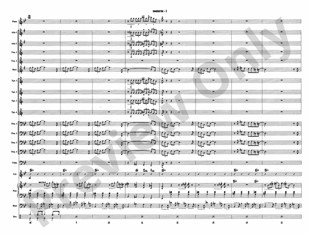 Blues in the Night (Arr. Calvin Custer) - Jazz Ensemble Conductor Score & Parts (Digital Download)