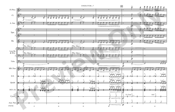 Believer – Marching Band Conductor Score & Parts (Digital Download)
