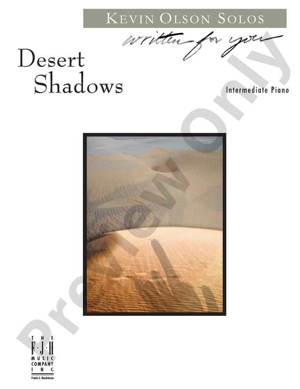 Desert Shadows - Piano (Digital Download)