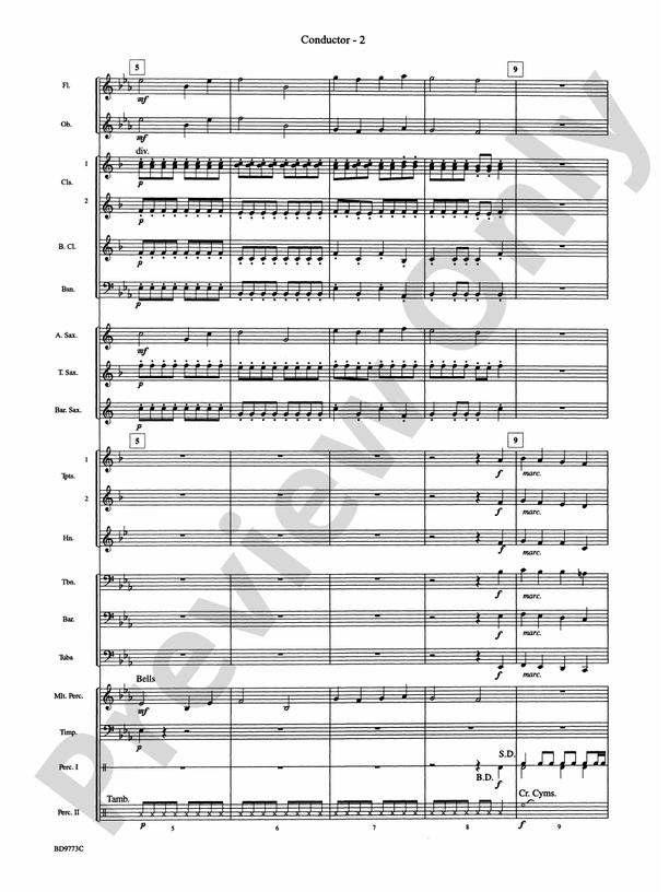 Eine Kleine Christmas (featuring Traditional Holiday Favorites (with apologies to Wolfgang Amadeus Mozart)) - Concert Band Conductor Score & Parts (Digital Download)