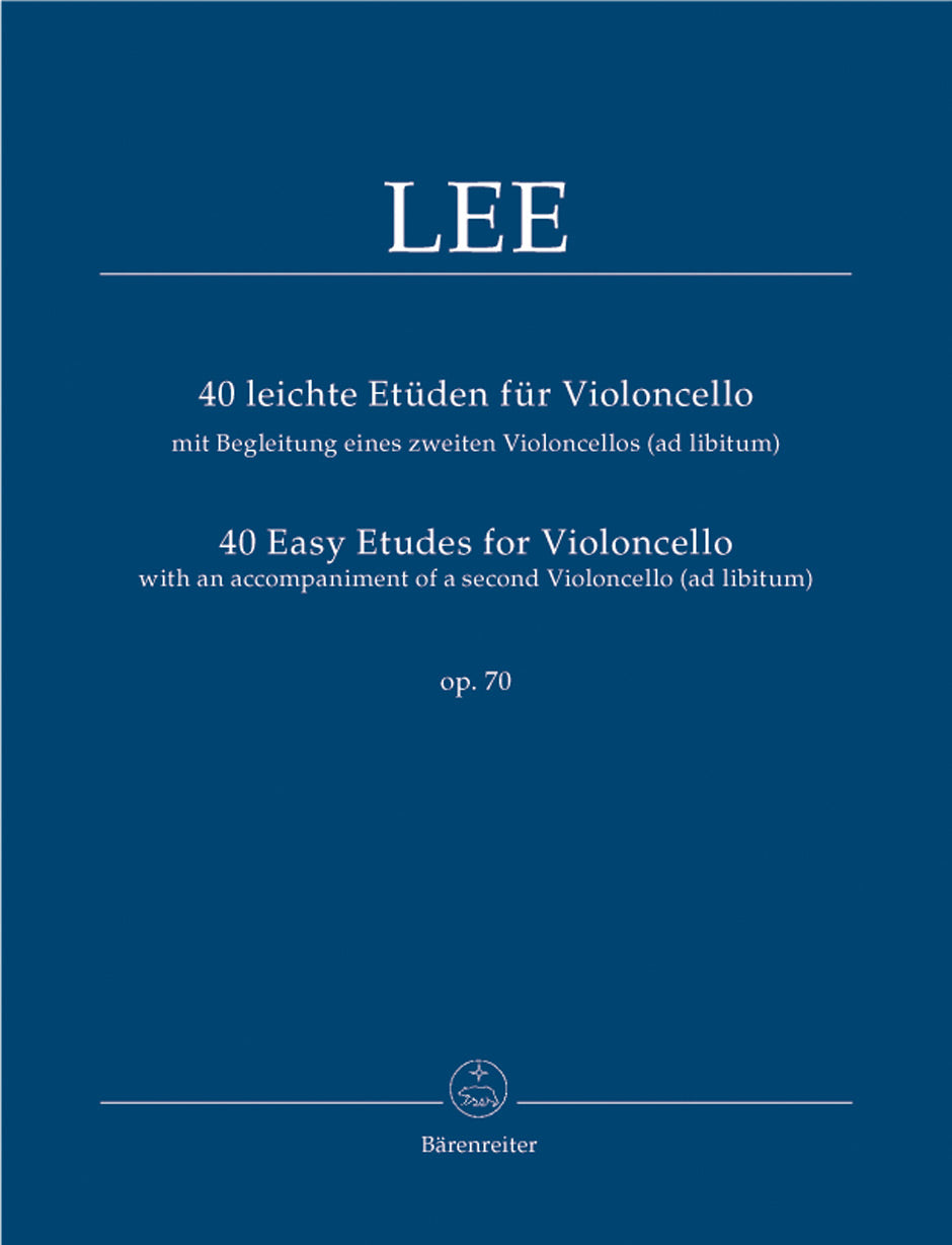 Lee - 40 Easy Studies Op70 Barenreiter BA9401