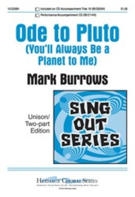 Ode To Pluto Unison Or 2 Part/Pno -