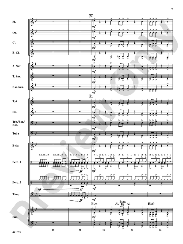 Worksite - Concert Band Conductor Score & Parts (Digital Download)