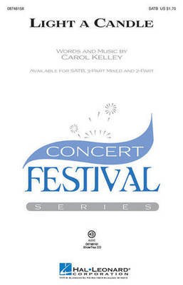 Light a Candle - 2-Part Hal Leonard Choral Score Octavo