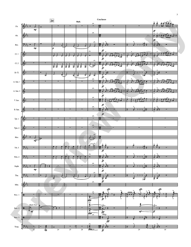 Glorious Revolution (Grade 2.5) - Concert Band Conductor Score & Parts (Digital Download)