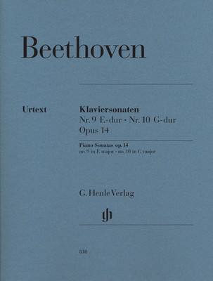 Sonatas Op 14 No 1 E And No 2 G Revised - Ludwig van Beethoven - Piano G. Henle Verlag Piano Solo