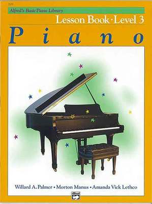 Alfred's Basic Piano Library Lesson Book 3 -Piano by Lethco/Manus/Palmer Alfred 2109
