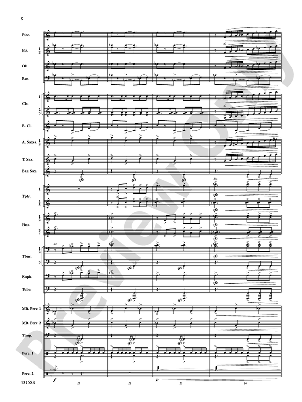 On the Third Day - Concert Band Conductor Score & Parts (Digital Download)