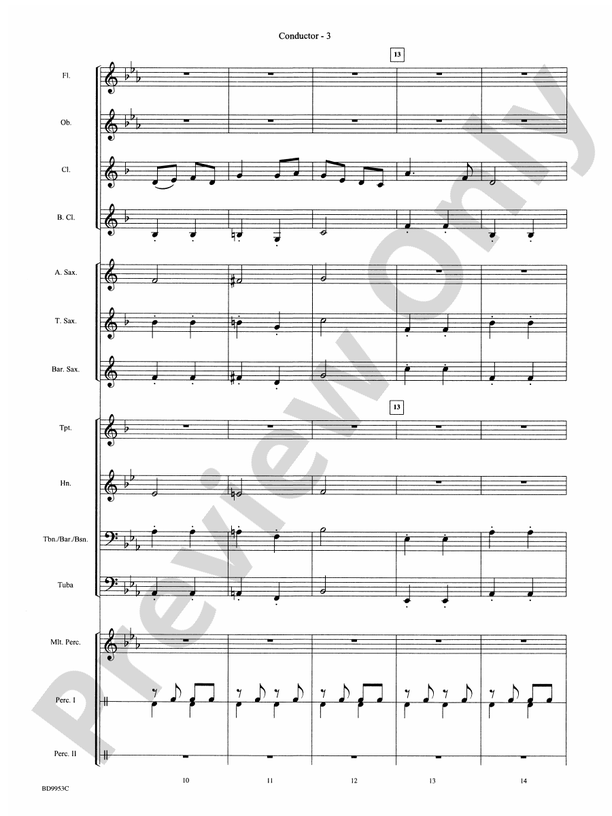 Manhattan Beach - Concert Band Conductor Score & Parts (Digital Download)