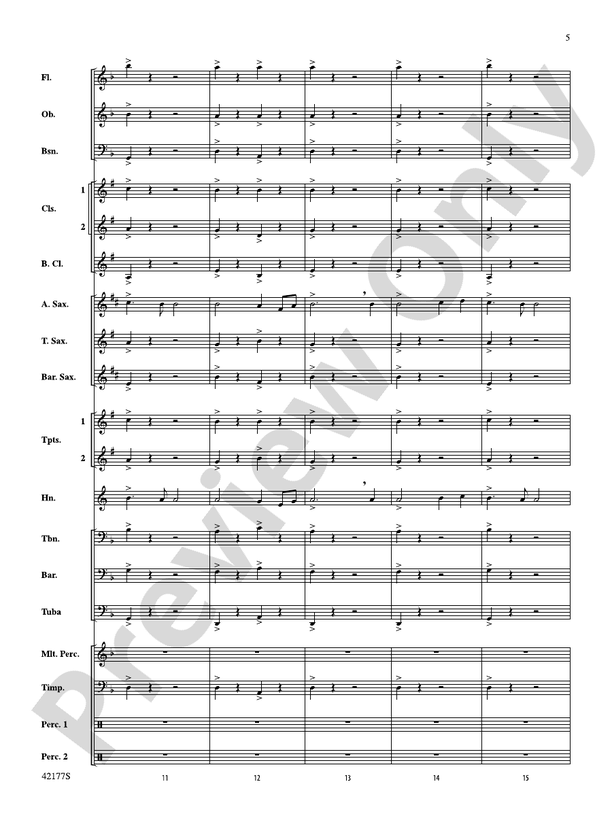 "The New World," Finale from - Concert Band Conductor Score & Parts (Digital Download)