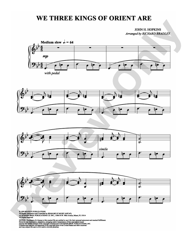 We Three Kings of Orient Are - DSM-PS-0004248 - Piano (Digital Download)