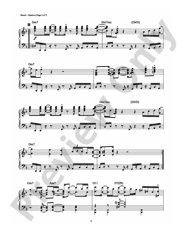 Shadows - Piano (Digital Download)