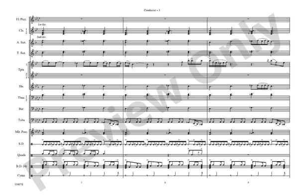 Whipping Post – Marching Band Conductor Score & Parts (Digital Download)