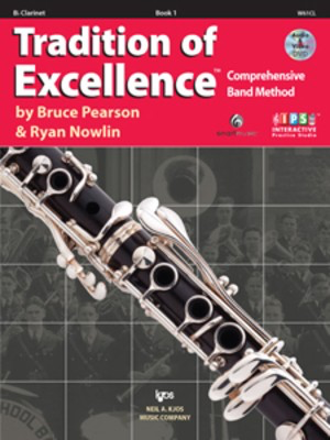 Tradition of Excellence Book 1 - Bb Clarinet - Clarinet Bruce Pearson|Ryan Nowlin Neil A. Kjos Music Company /DVD