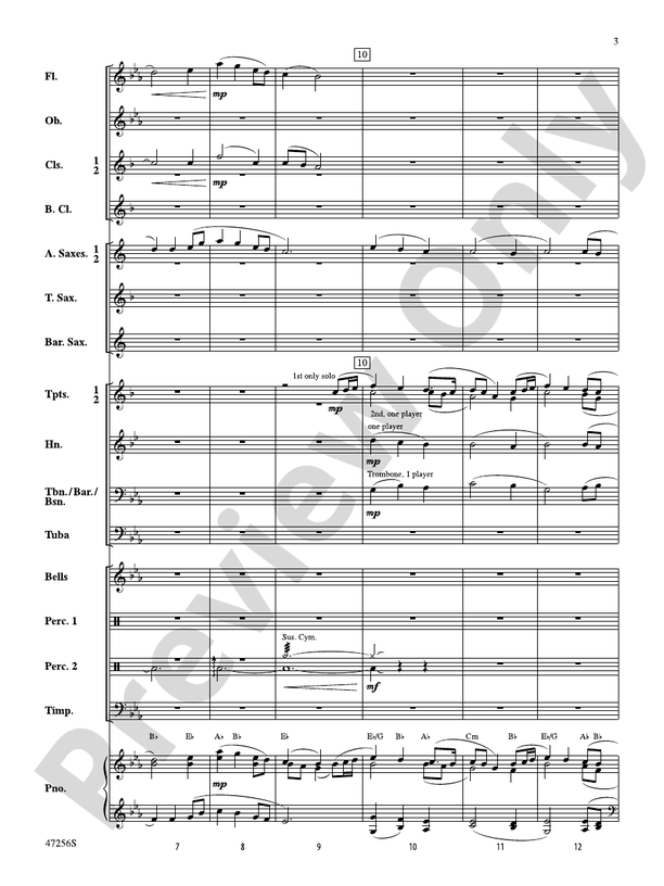Blessed Legacy - Concert Band Conductor Score & Parts (Digital Download)