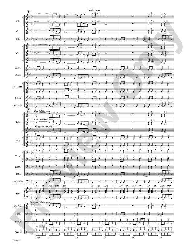 Rolling Stones: The Music Tour - Concert Band Conductor Score & Parts (Digital Download)
