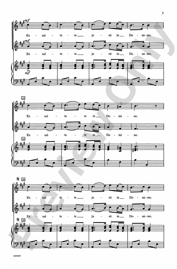Exsultate Justi – 2-Part Choral Octavo (Digital Download)
