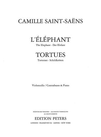 Saint-Saëns - L’éléphant and Tortues (EP7500) (Digital Download)