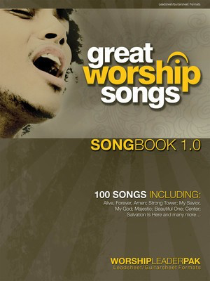 Great Worship Songs Songbook 1.0 - Guitar|Piano|Vocal Various Arrangers Brentwood-Benson Piano, Vocal & Guitar