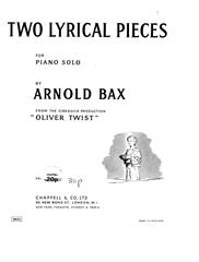 Two Lyrical Pieces (from the Cineguild Production 'Oliver Twist') - Piano Solo (Digital Download)