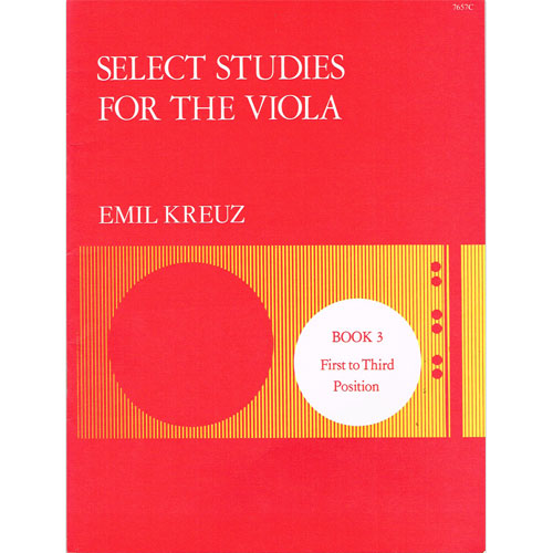 Kreuz - Selected Studies Book 3 - Viola Stainer & Bell vlakre107
