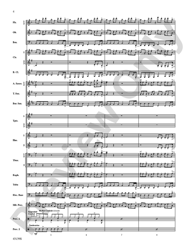 Ain't It Fun - Concert Band Conductor Score & Parts (Digital Download)