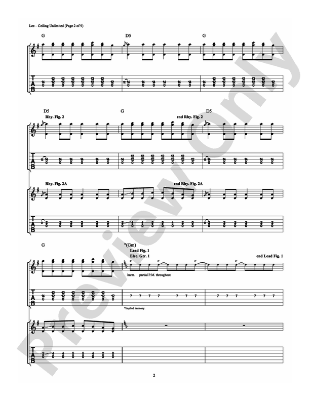 Ceiling Unlimited - Guitar TAB (Digital Download)
