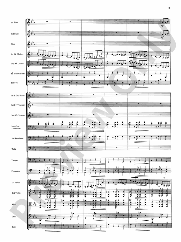 Two South American Tangos – Full Orchestra Conductor Score & Parts (Digital Download)