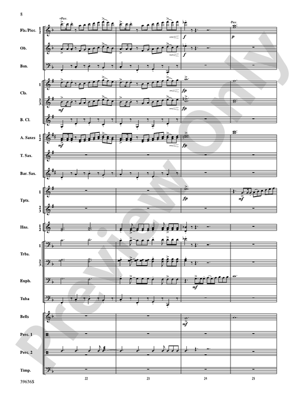 Resurgences - Concert Band Conductor Score & Parts (Digital Download)