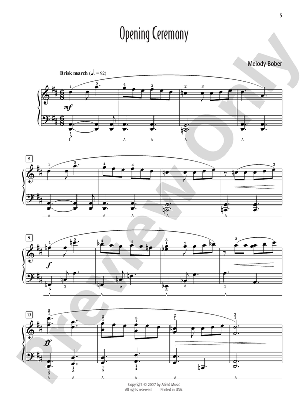 Melody Bober's Favorite Solos, Book 3 - Piano (Digital Download)