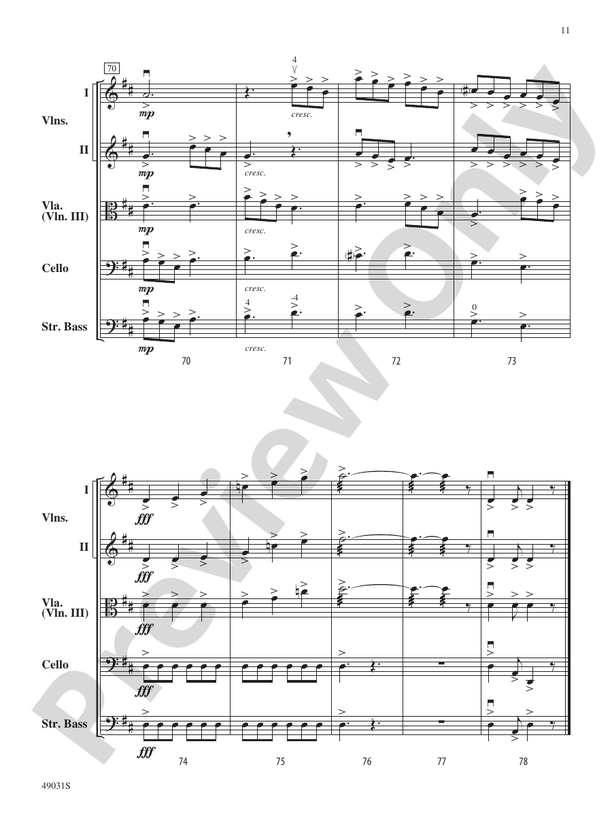 Into the Stars - String Orchestra Conductor Score & Parts (Digital Download)