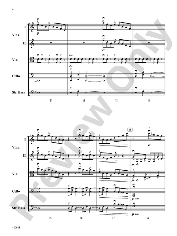 Century One Tusonic - String Orchestra Conductor Score & Parts (Digital Download)