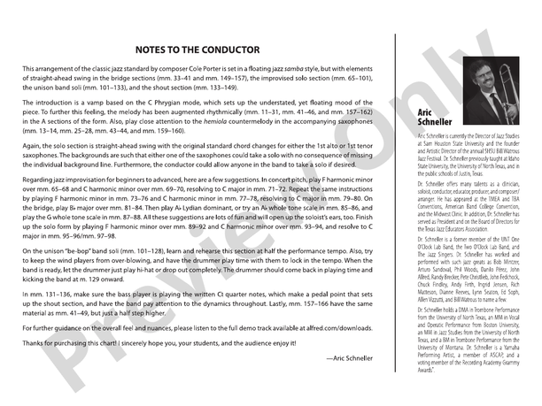 What Is This Thing Called Love? (from Wake Up and Dream) - Jazz Ensemble Conductor Score & Parts(Digital Download)