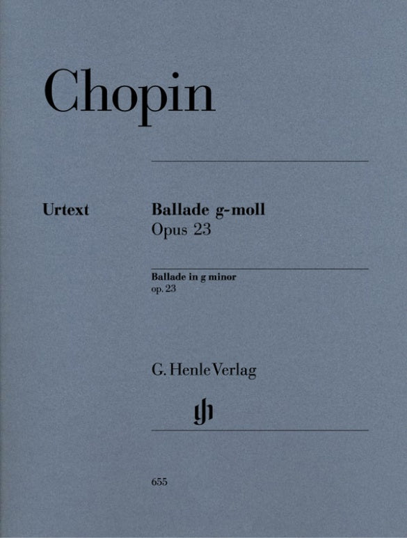 Chopin - Ballad Gmin Op23 - Piano Solo Henle HN655