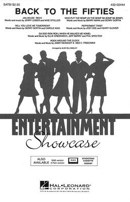 Back to the Fifties (Medley) - SATB Alan Billingsley Hal Leonard Choral Score Octavo