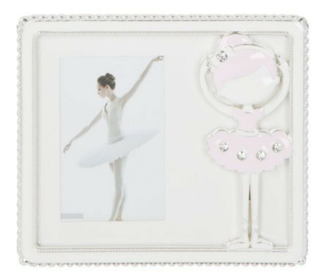 Epoxy Picture Frame with Pink Ballerina