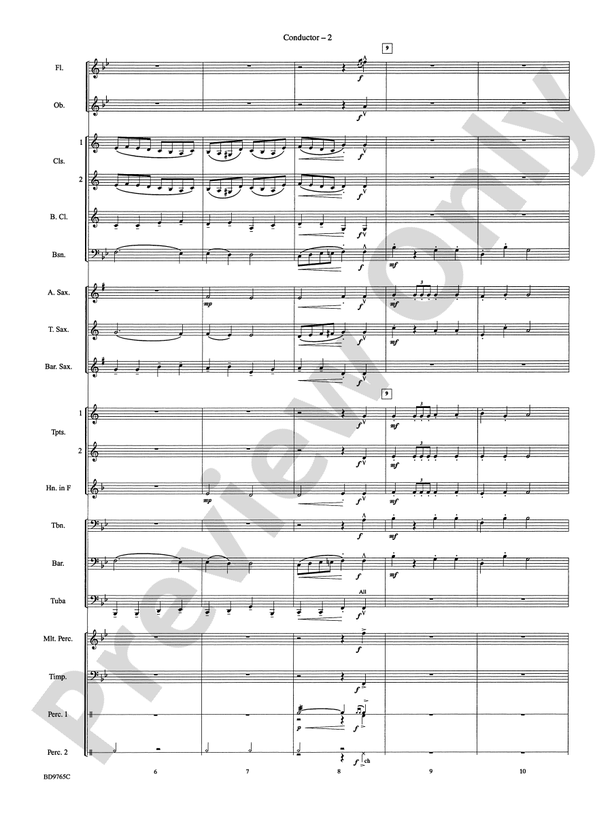 March from The Nutcracker - Concert Band Conductor Score & Parts (Digital Download)