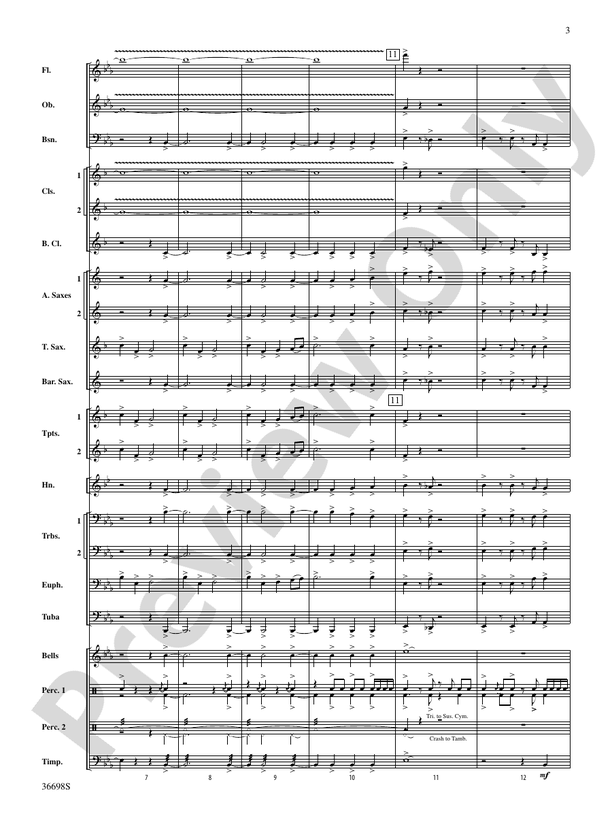 Grasp the Dream - Concert Band Conductor Score & Parts (Digital Download)