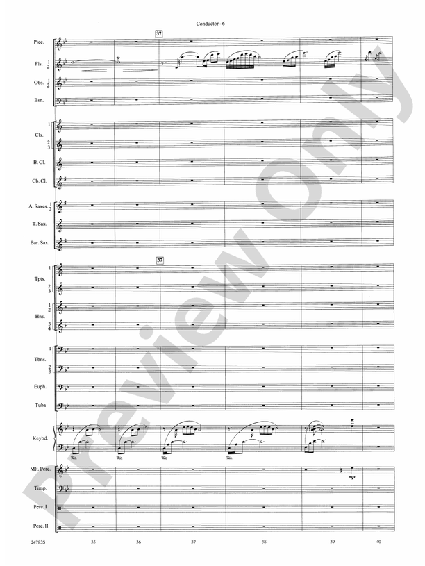 Rising Dragons - Concert Band Conductor Score & Parts (Digital Download)