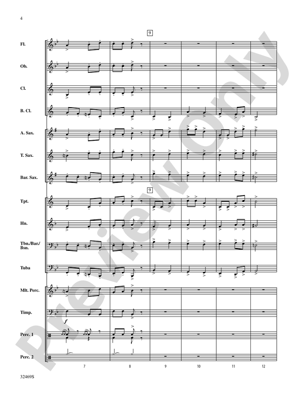 March of Bacchus - Concert Band Conductor Score & Parts (Digital Download)