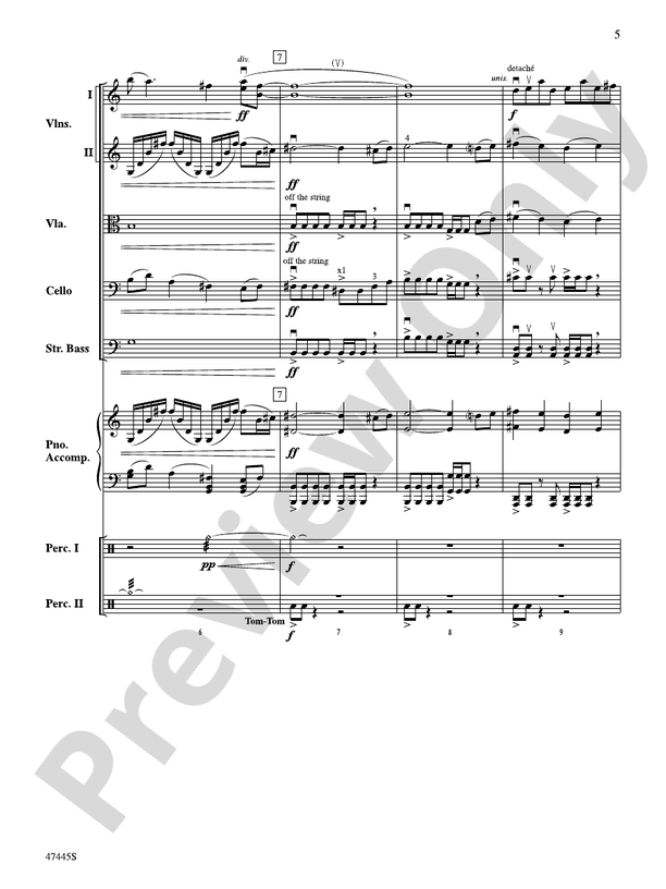 Smallfoot - String Orchestra Conductor Score & Parts (Digital Download)